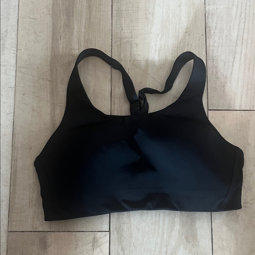 Athleta Black Racerback Sports Bralette
